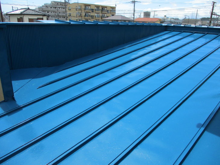   青梅市　トタン屋根塗装工事　安心の価格