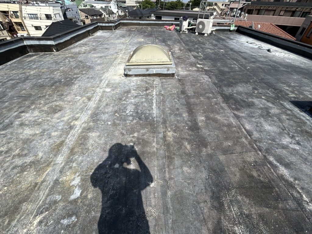 ケレン清掃後の様子<br />
