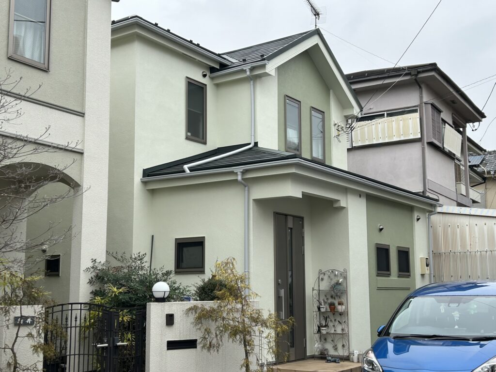 全体的にグリーン系にまとまっていて、上品な仕上がりになっています。